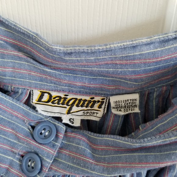 Vintage button down 80s skirt - Picture 3 of 5